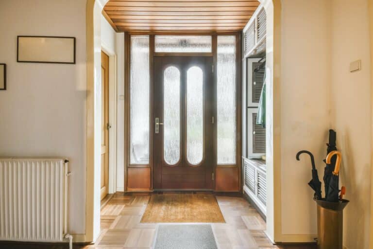 Front wooden door