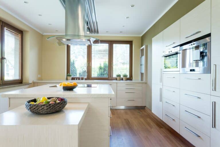 Stylish kitchen with island